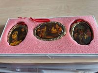Ornaments in original box with foam insert