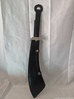 Machete in sheath, full view
