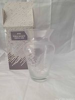 vase front with original box visible