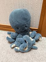 Front view of Storm Octopus plush