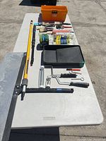 Full lot on table showing all tools