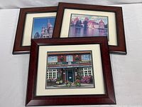 All three frames front view