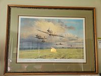 Framed limited edition print in mat and frame