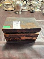 closed wood box exterior