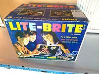 Front of original Lite-Brite retail box