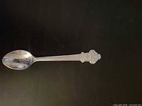 Full view of Rolex silver-plated souvenir spoon