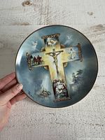 Full view of Franklin Mint Life of Christ plate front