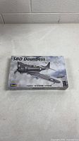 Front of sealed Revell SBD Dauntless kit box