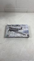 Front of sealed Revell SBD Dauntless model kit box