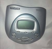 Front view showing display and control buttons