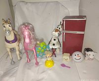 Front view of all items in lot