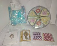 Group shot showing all six items in lot