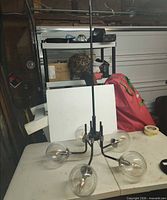 Full view of chandelier on table