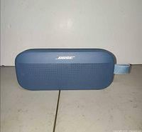 Front view of blue Bose SoundLink Flex speaker