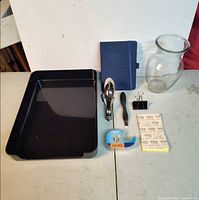 Full lot overhead view showing all eight items