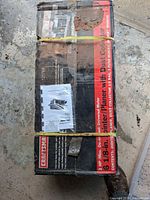 Sealed Craftsman jointer/planer carton with manual and straps