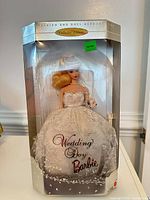Boxed Wedding Day Barbie doll inside clear display packaging