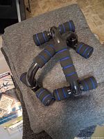 Full view of both push-up bars showing shape and grips