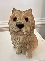 Front view of Sandicast Cairn Terrier figurine