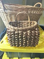 Both basket types together for scale comparison