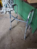 Full view of walker front and side