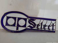 Full view of stained glass panel front