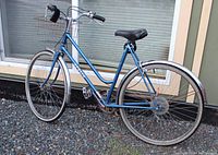 Full left-side view of the bicycle