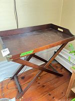 tray on stand full view