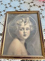 Framed print showing full artwork and frame