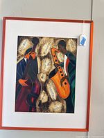 Framed Juan Garcia artwork front view