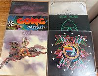 All six album covers laid out, showing titles and artwork