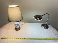 Both lamps side by side for scale and overall view
