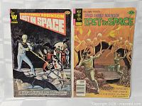 Front covers of both Space Family Robinson comics side by side