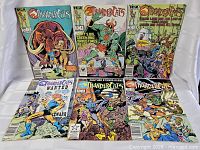 Front covers of all six Thundercats issues laid out