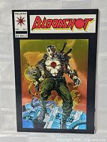 Front cover showing Bloodshot #1 chromium art and publisher details