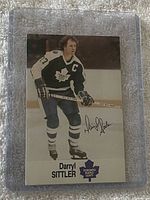 Front of Darryl Sittler Esso NHL All-Star Collection card in sleeve