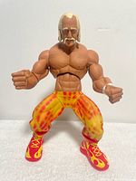 Front view of Hulk Hogan figure standing