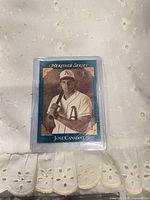 Front view of Jose Canseco Heritage Series card in sleeve