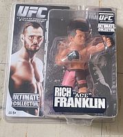 Front view of sealed Rich Franklin UFC Ultimate Collector figure