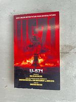 Front cover of U-571 paperback novel