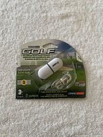 Front view of sealed Dane-Elec Golf 1 GB USB flash drive packaging
