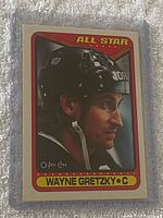 Front of Wayne Gretzky O-Pee-Chee All-Star card in sleeve