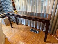 Full view of Drexel Heritage sofa table front