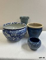All four pots grouped