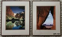 Both framed photographs side by side