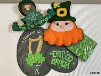 Group shot of all St. Patrick's themed items