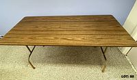 Top view showing wood-grain laminate surface