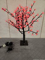 LED blossom tree illuminated