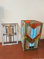 Panel and shade side by side showing size relationship
