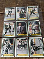 Fronts of nine London Knights OHL cards in 3×3 sheet